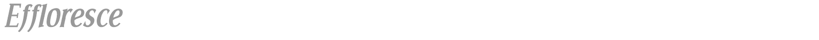 Effloresce font preview